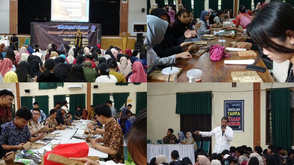 Semangat Melestarikan Warisan Budaya, SMANSARA Gelar Workshop Seni Ukir Jepara